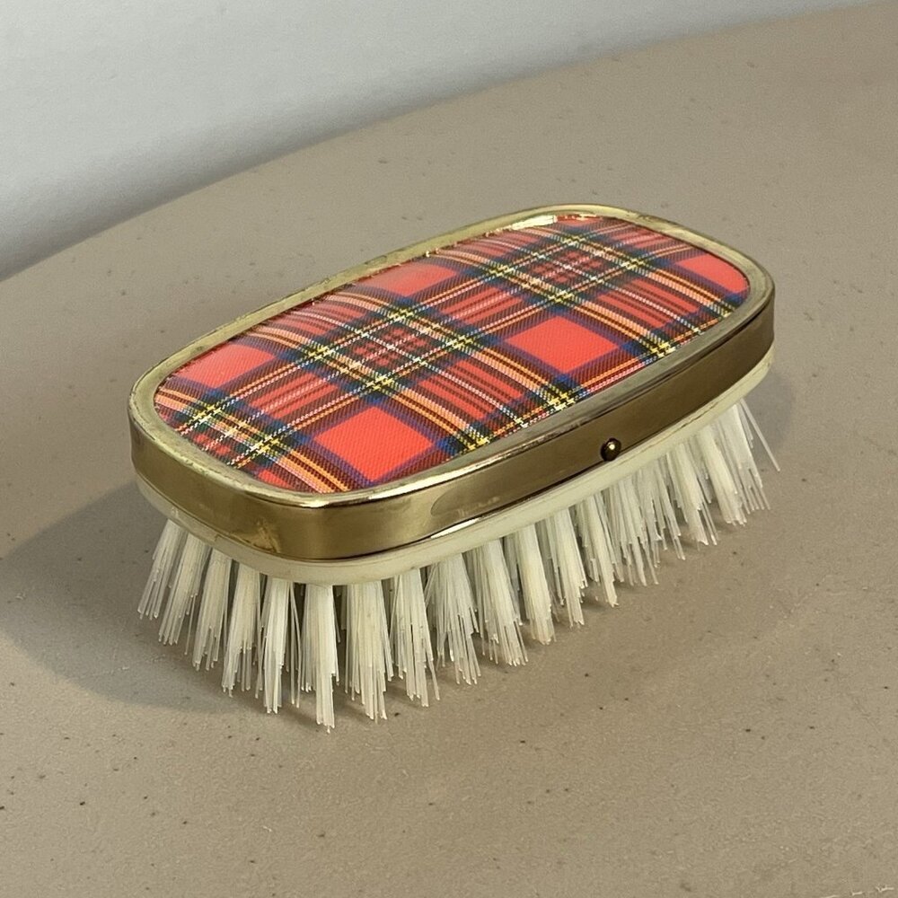 Palm Brush Military Brush Men's Tartan Plaid Forest Series Great Britain Vintage